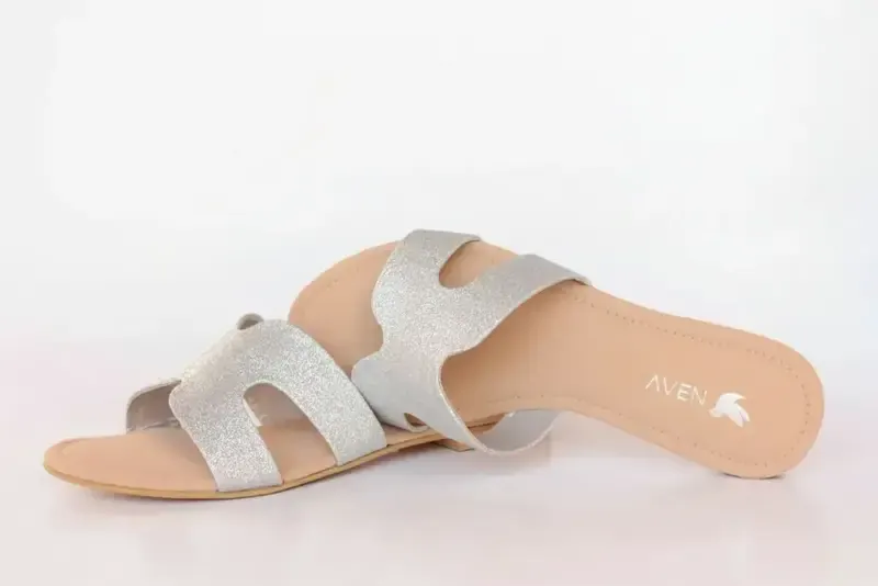 Extra comfy Slides — Silver